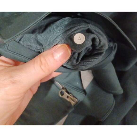 Lululemon &go Cityfarer Anorak Dark Fuel / Heathered Slate Green Jacket Size 4 - Picture 12 of 13